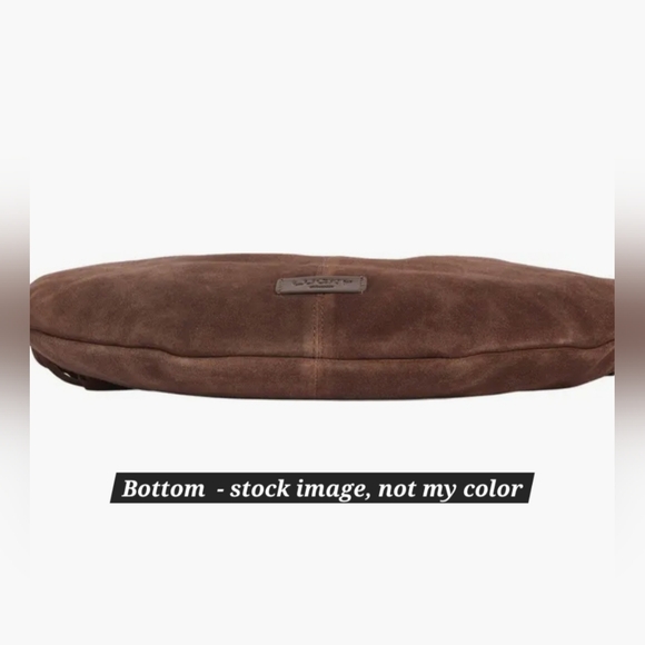 Lucky Brand Nyra Copper Brown Fringe Leather Hobo Bag NWT - Picture 7 of 14